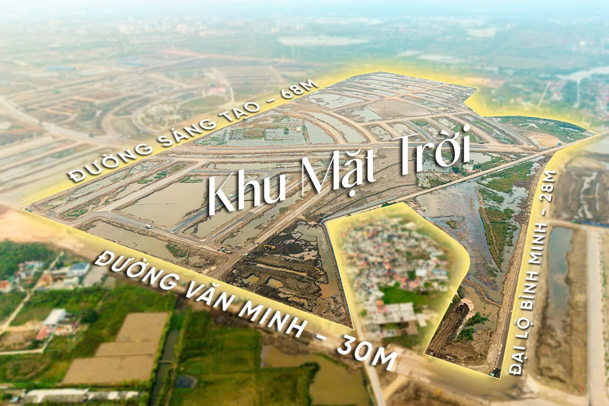 Tiến độ phân khu mặt trời