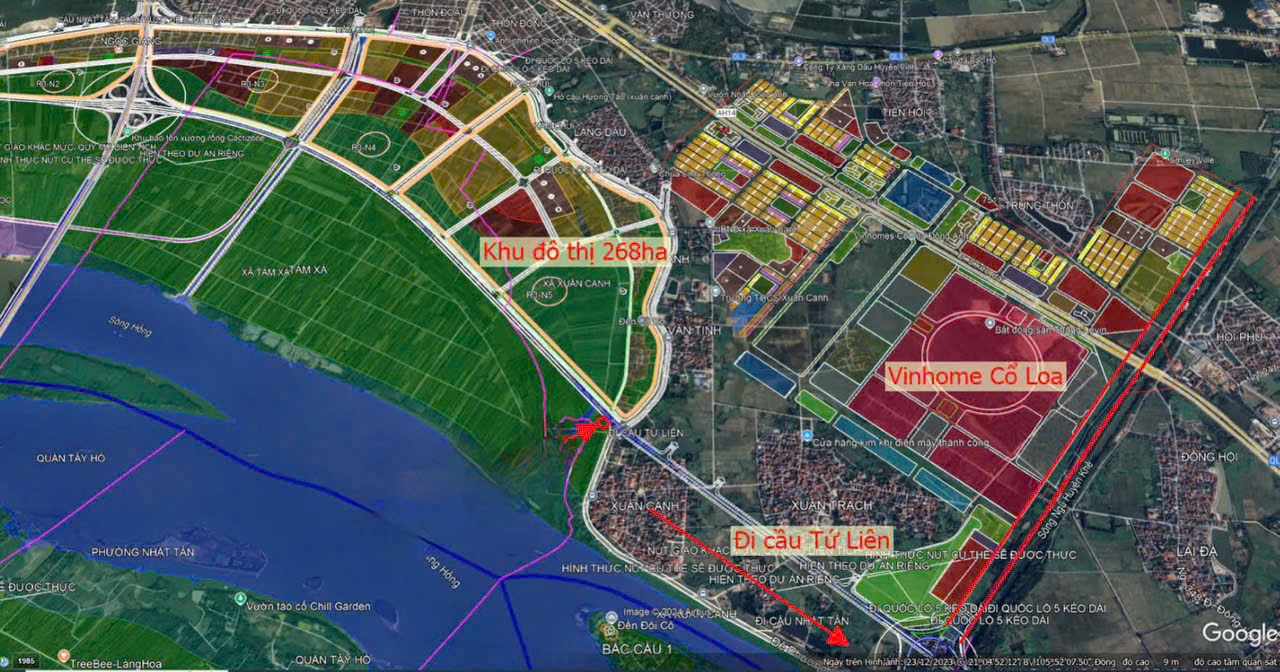 quy hoạch vinhomes Tàm Xá