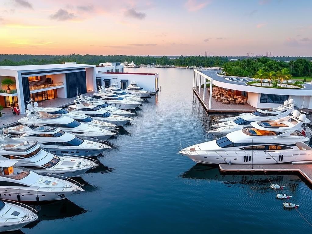 Bến du thuyền tại Vinhomes Vũ Yên Hải Phòng phân khu