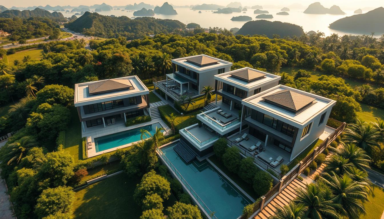 Biệt thự Vinhomes Hạ Long Xanh với tầm nhìn ra vịnh Hạ Long