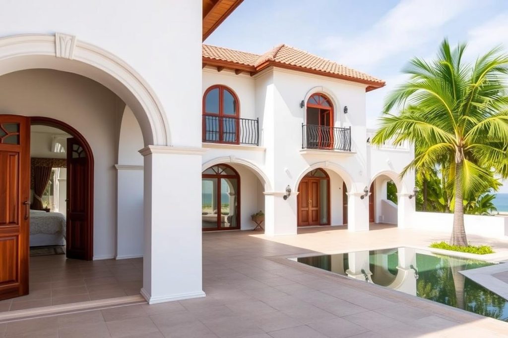 Biệt thự đơn lập phong cách Tây Ban Nha tại Vinhome Vũ Yên