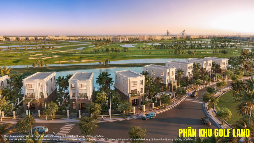 Biệt thự đơn lập tại phân khu Golf Land Vinhomes Vũ Yên