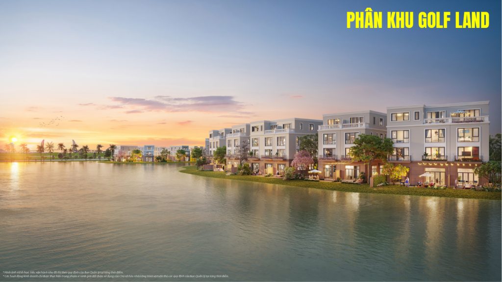 Biệt thự song lập tại phân khu Golf Land Vinhomes Vũ Yên