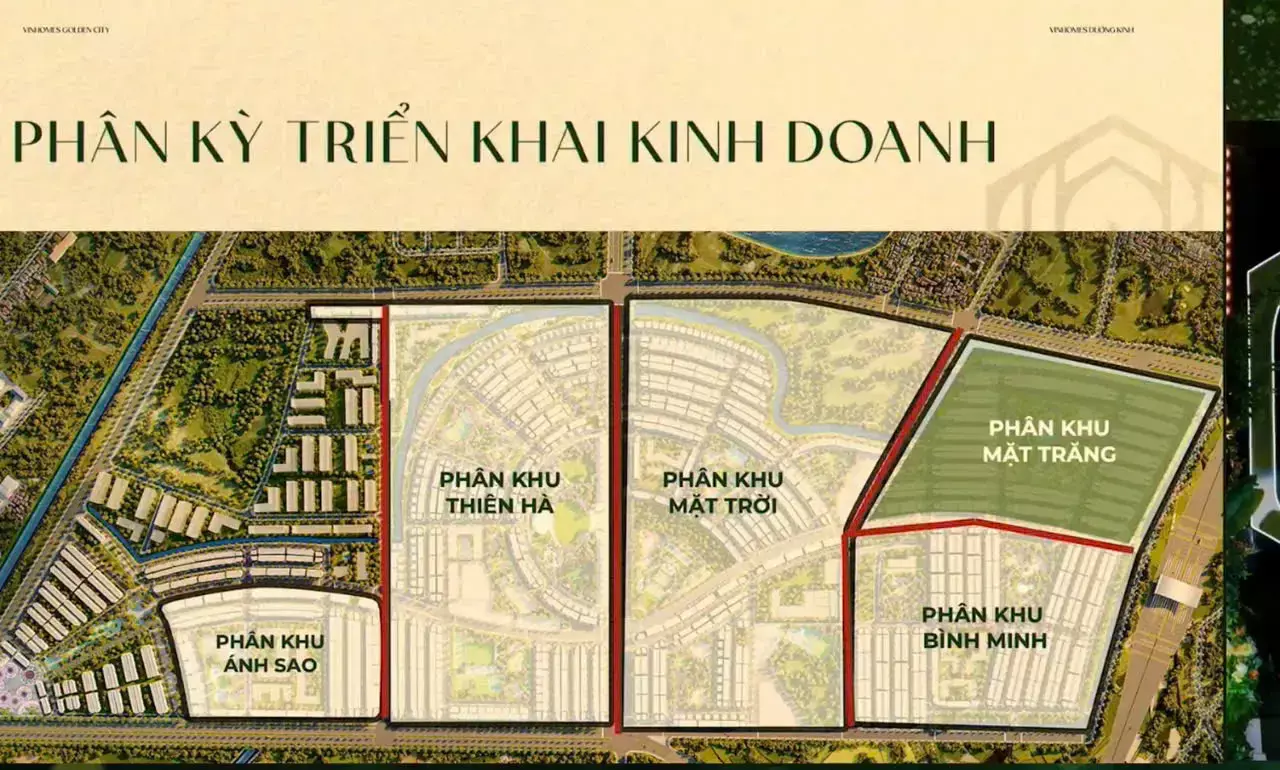 Các loại hình sản phẩm tại khu đô thị Vinhomes Golden City Dương Kinh