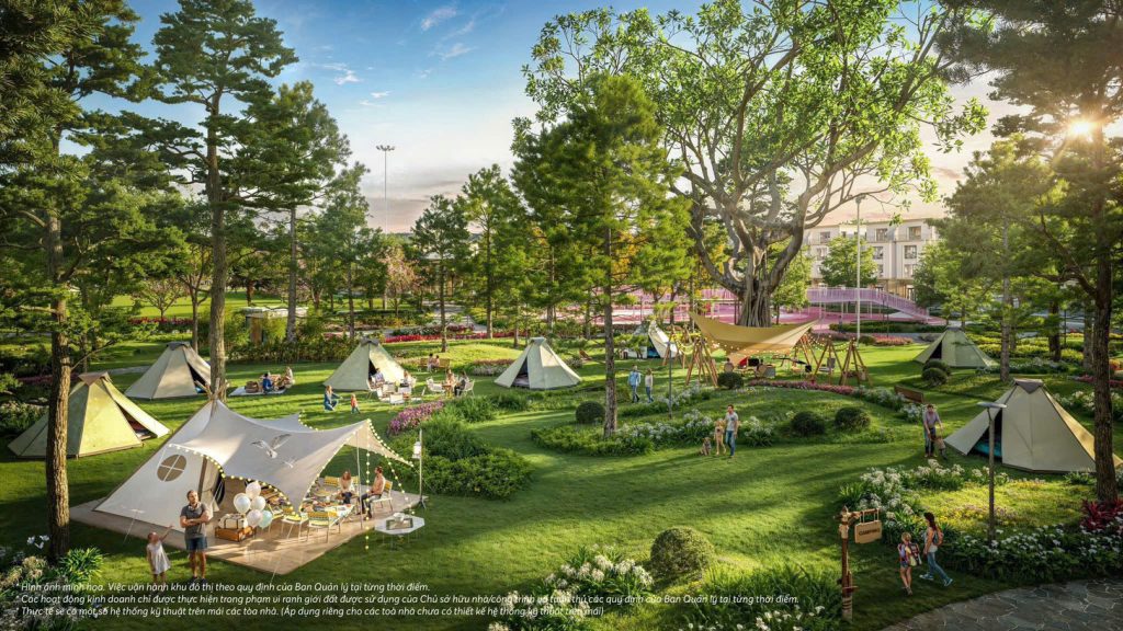 Công viên ẩm thực Dining Park tại Vinhomes Golden City Dương Kinh