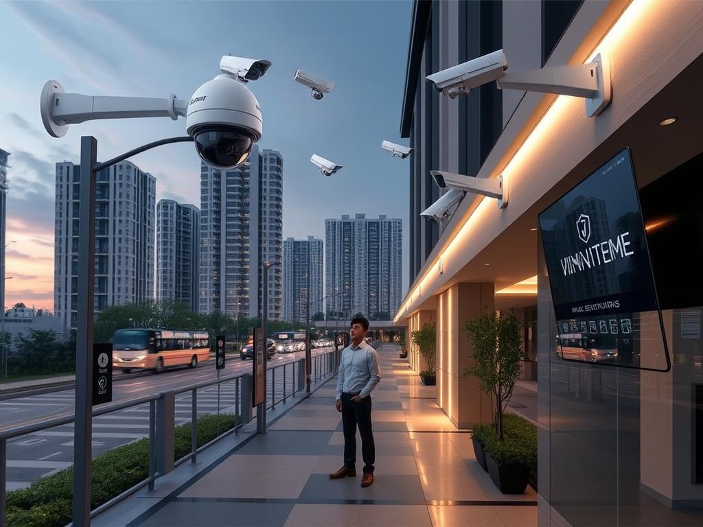 Hệ thống an ninh tại Vinhomes Golden City Dương Kinh