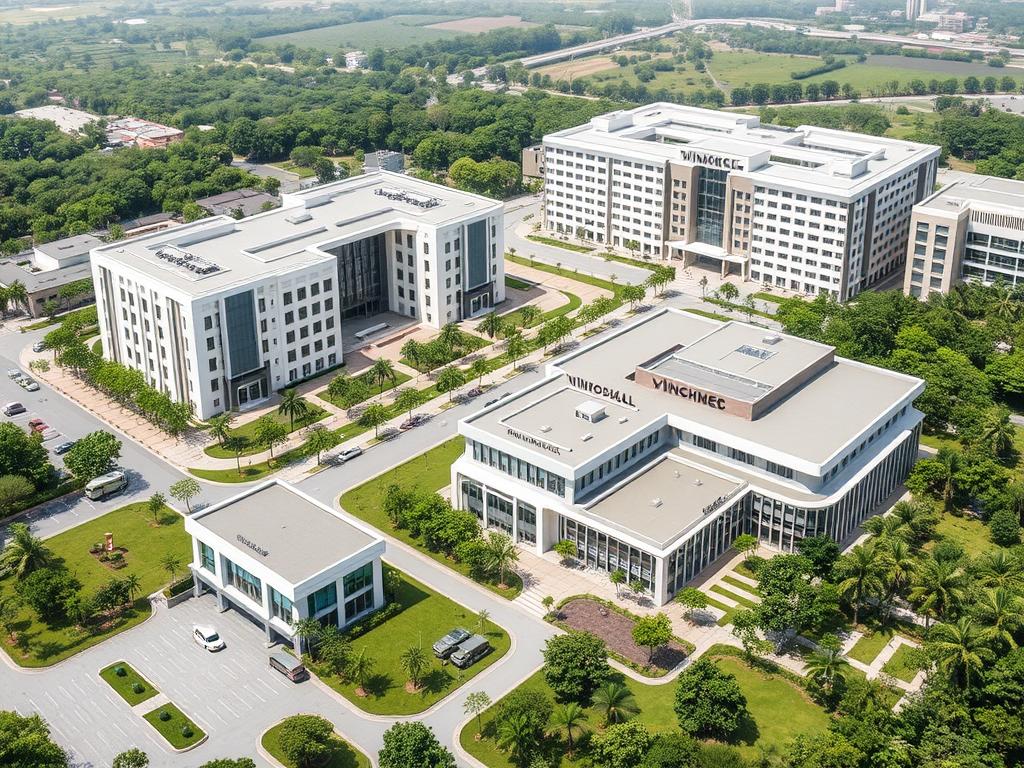 Hệ thống trường học và y tế tại Vinhomes Vũ Yên Hải Phòng phân khu