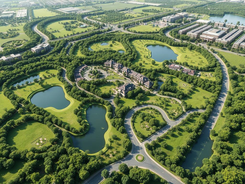 Không gian xanh tại Vinhomes Golden City Dương Kinh