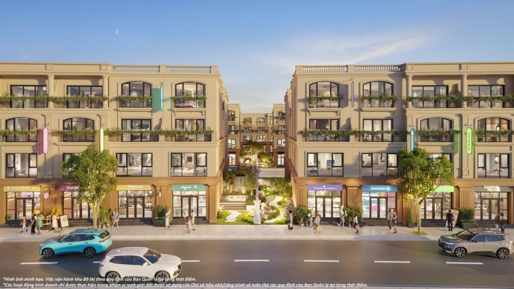 Nhà liền kề và shophouse tại Vinhomes Golden City Dương Kinh