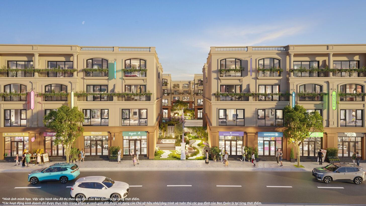 Nhà liền kề và shophouse tại Vinhomes Golden City Dương Kinh