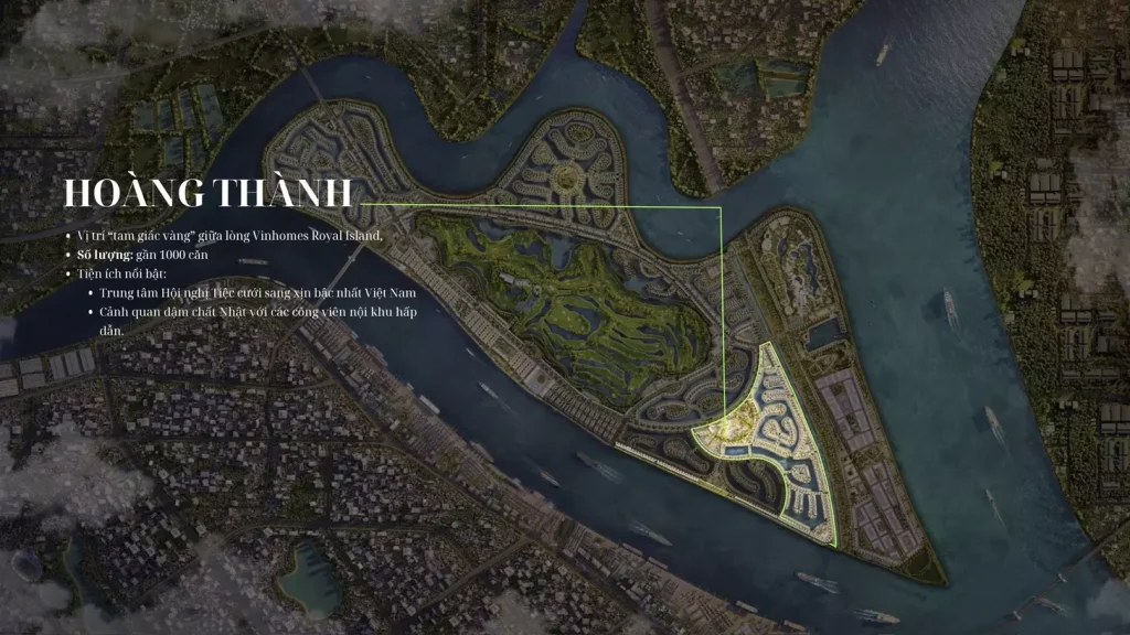 Phân khu Hoàng Thành Vinhomes Vũ Yên Hải Phòng phân khu