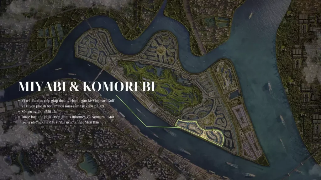Phân khu Miyabi và Komorebi tại Vinhomes Vũ Yên Hải Phòng