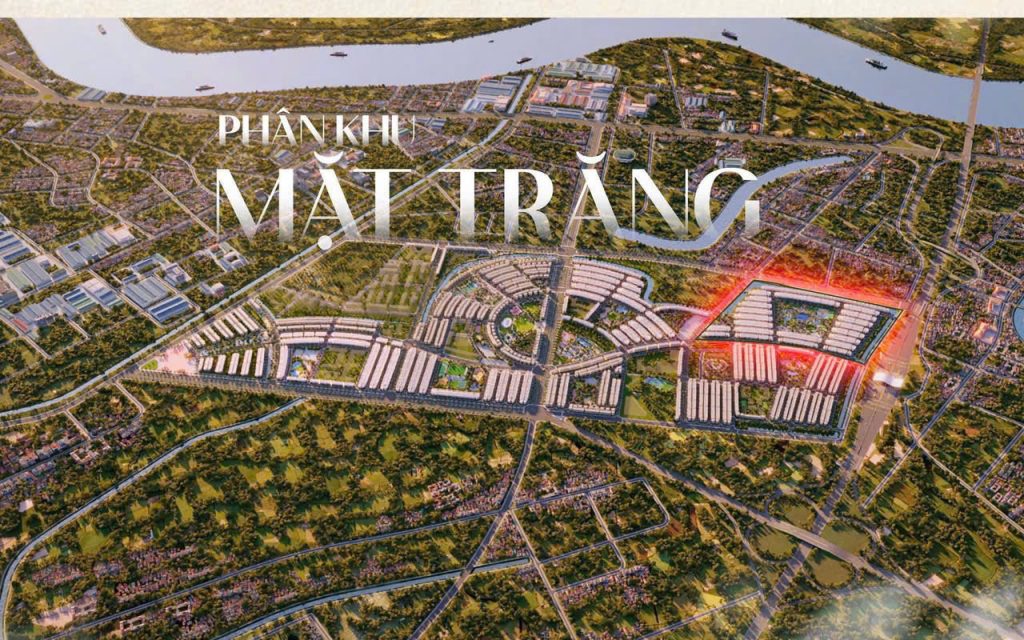 Phối cảnh phân khu Mặt Trăng tại Vinhomes Golden City Dương Kinh