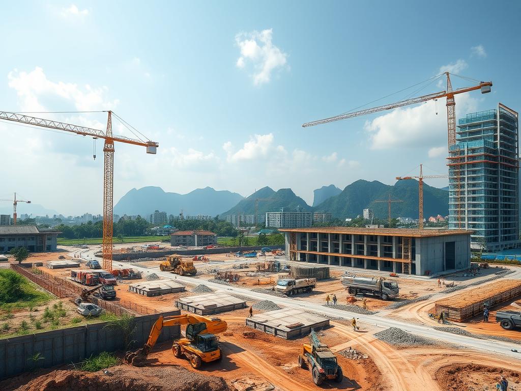 Tiến độ xây dựng dự án Vinhomes Hạ Long Xanh