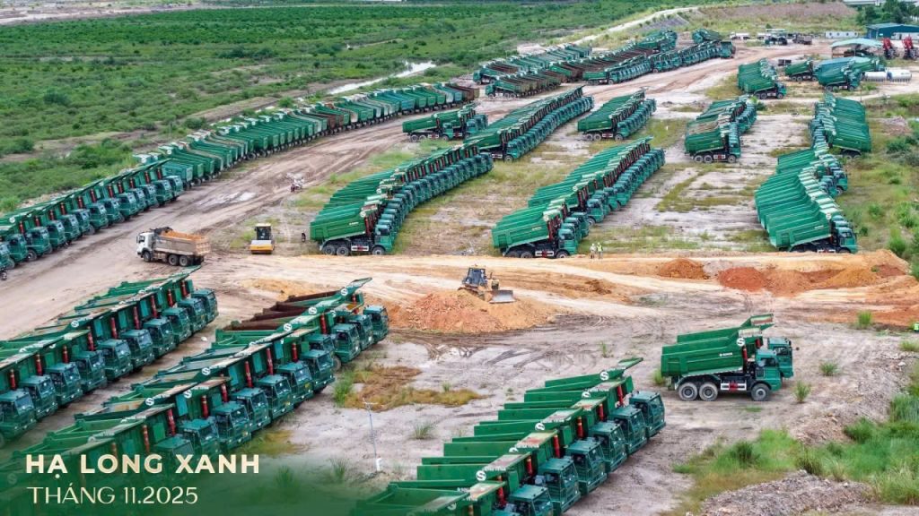 Tiến độ xây dựng hiện tại của dự án Vinhomes Hạ Long Xanh