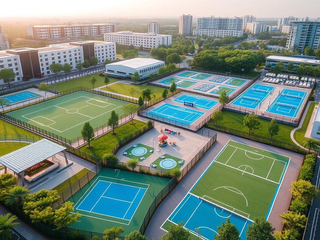 Tiện ích thể thao tại Vinhomes Golden City Dương Kinh