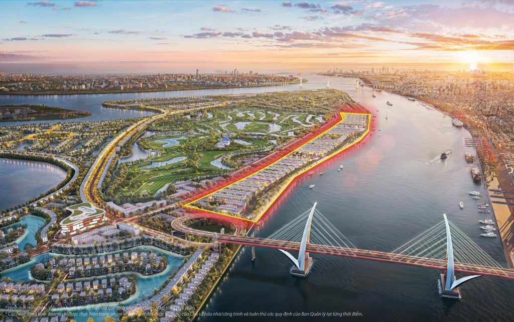 Tổng quan Phân khu Tài Lộc Vinhomes Royal Island với các shophouse sang trọng