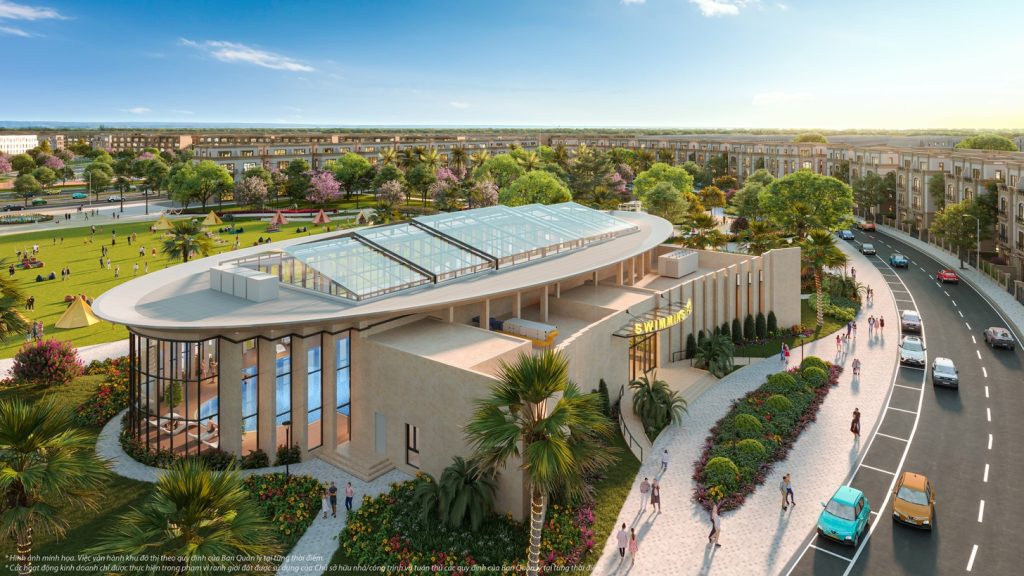 Trung tâm thương mại và dịch vụ tại Vinhomes Golden City Dương Kinh