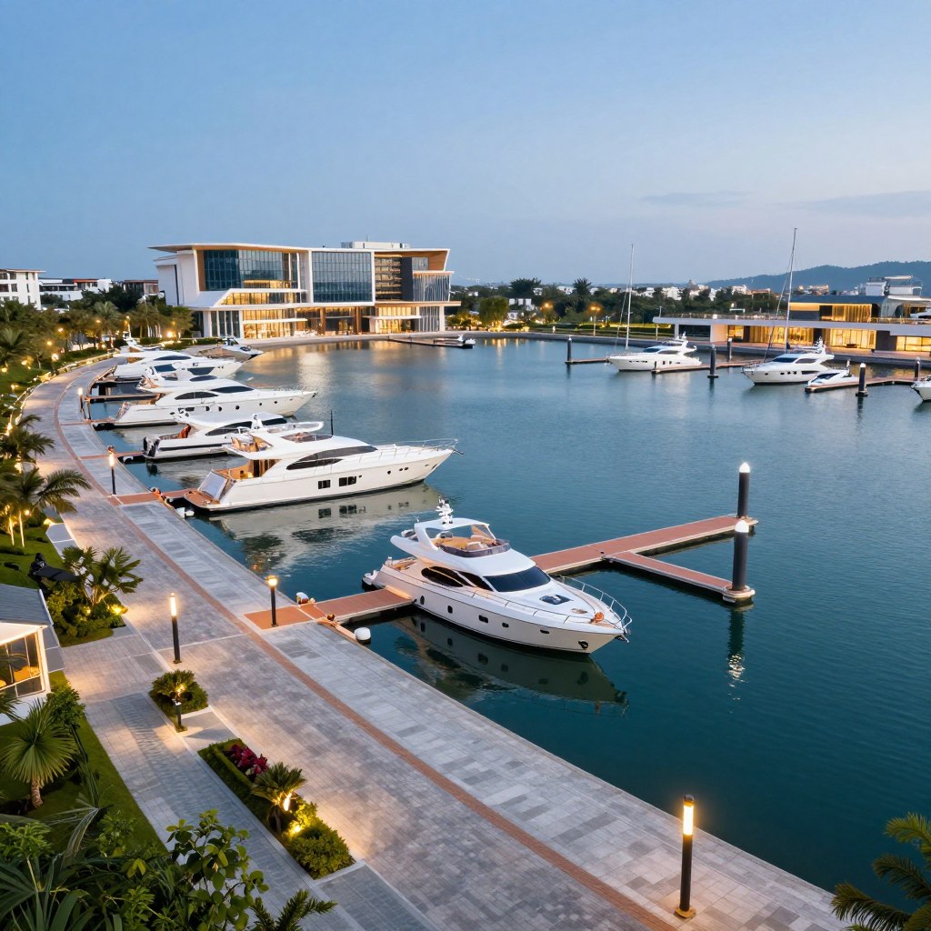 Bến du thuyền Marina tại Vinhomes Vũ Yên