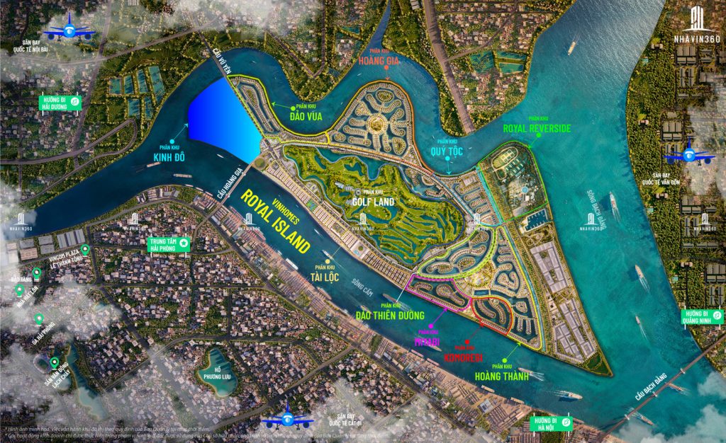 Mặt bằng phân khu Kinh Đô Vinhomes Vũ Yên