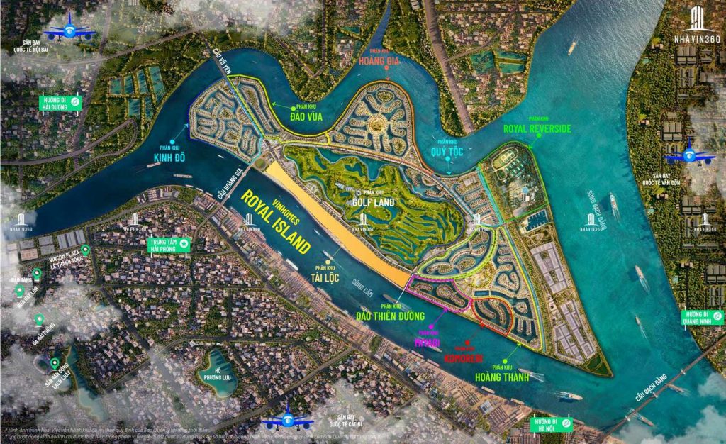 Phân khu Tài Lộc tại Vinhomes Royal Island Vũ Yên