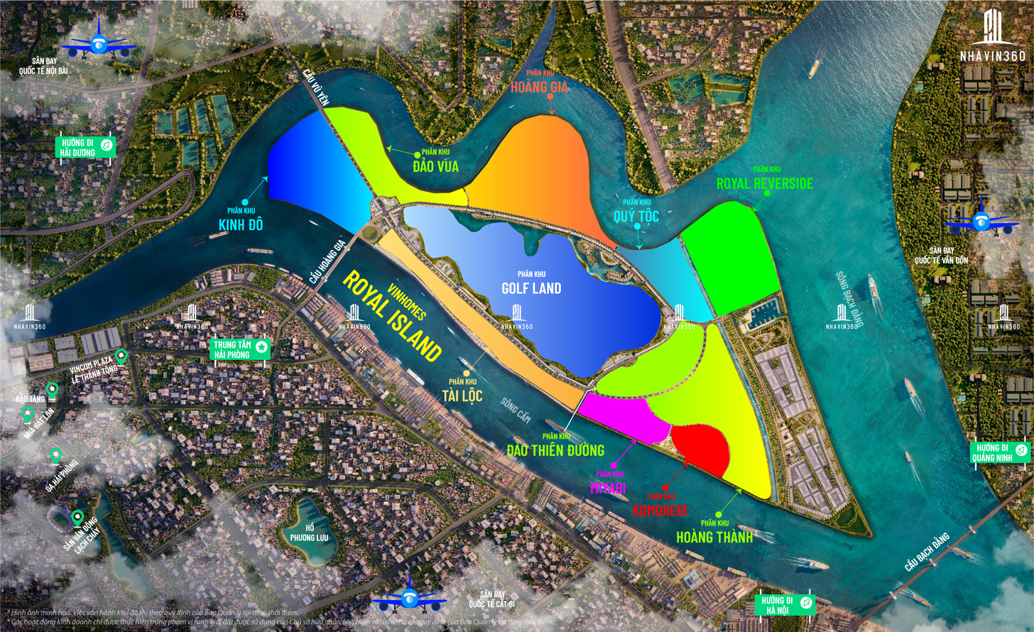 Phân khu đẳng cấp tại Vinhomes Royal Island Vũ Yên Hải Phòng