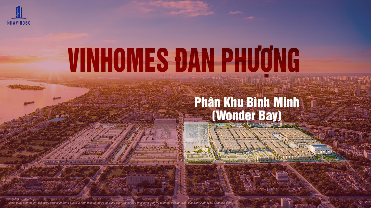 Phối cảnh phân khu Bình Minh tại Vinhomes Đan Phượng Phối cảnh phân khu Bình Minh tại Vinhomes Đan Phượng