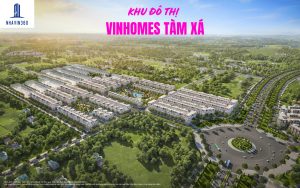Phối cảnh tổng thể dự án Vinhomes Tàm Xá Đông Anh nhìn từ trên cao