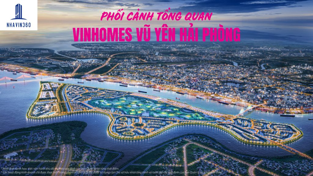 Phối cảnh tổng thể dự án Vinhomes Vũ Yên do chủ đầu tư phát triển