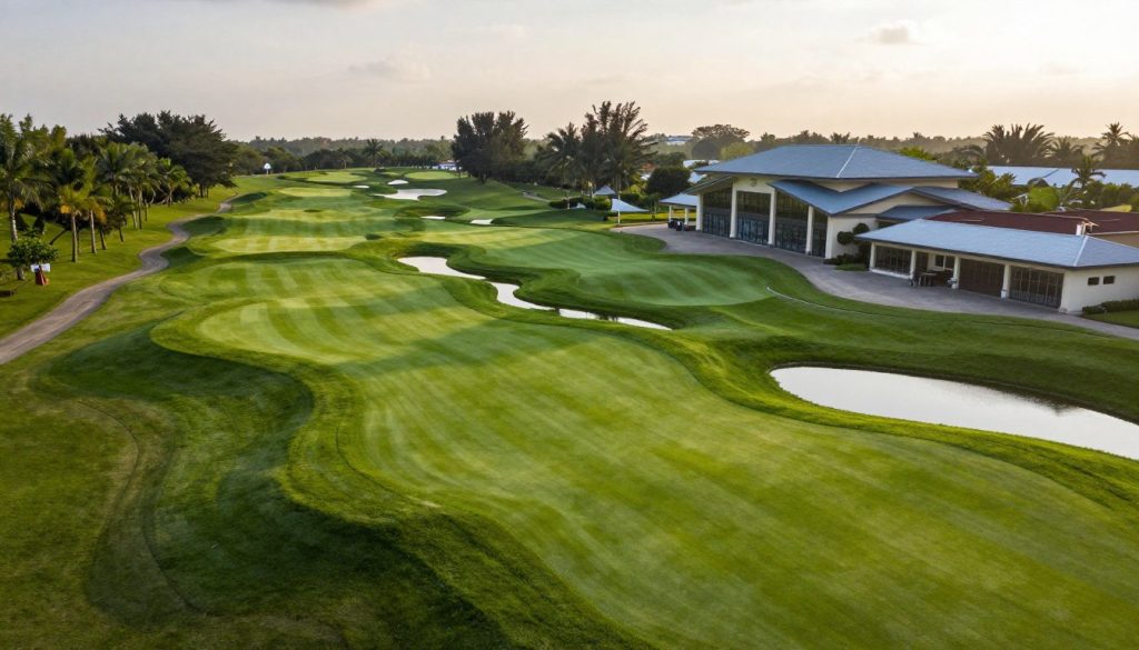 Sân golf 36 hố rộng 160ha tại Vinhomes Vũ Yên Hải Phòng đạt chuẩn quốc tế