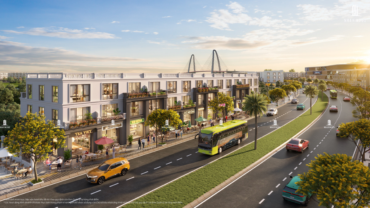 Shophouse tại Vinhomes Vũ Yên