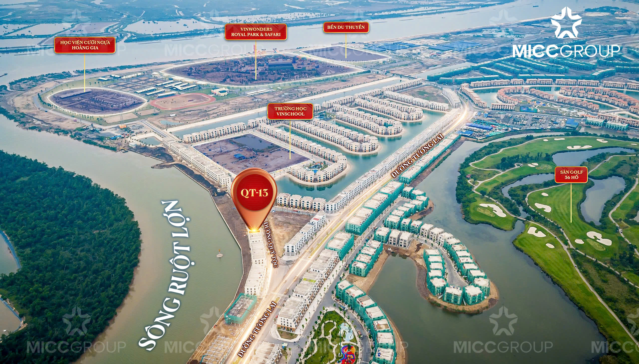 Vị trí QT 13 Vinhomes Vũ Yên