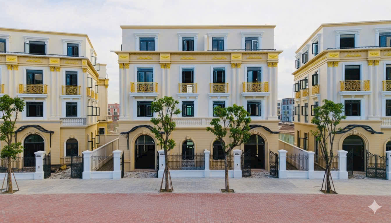 biệt thự dát vàng vinhomes Vũ Yên