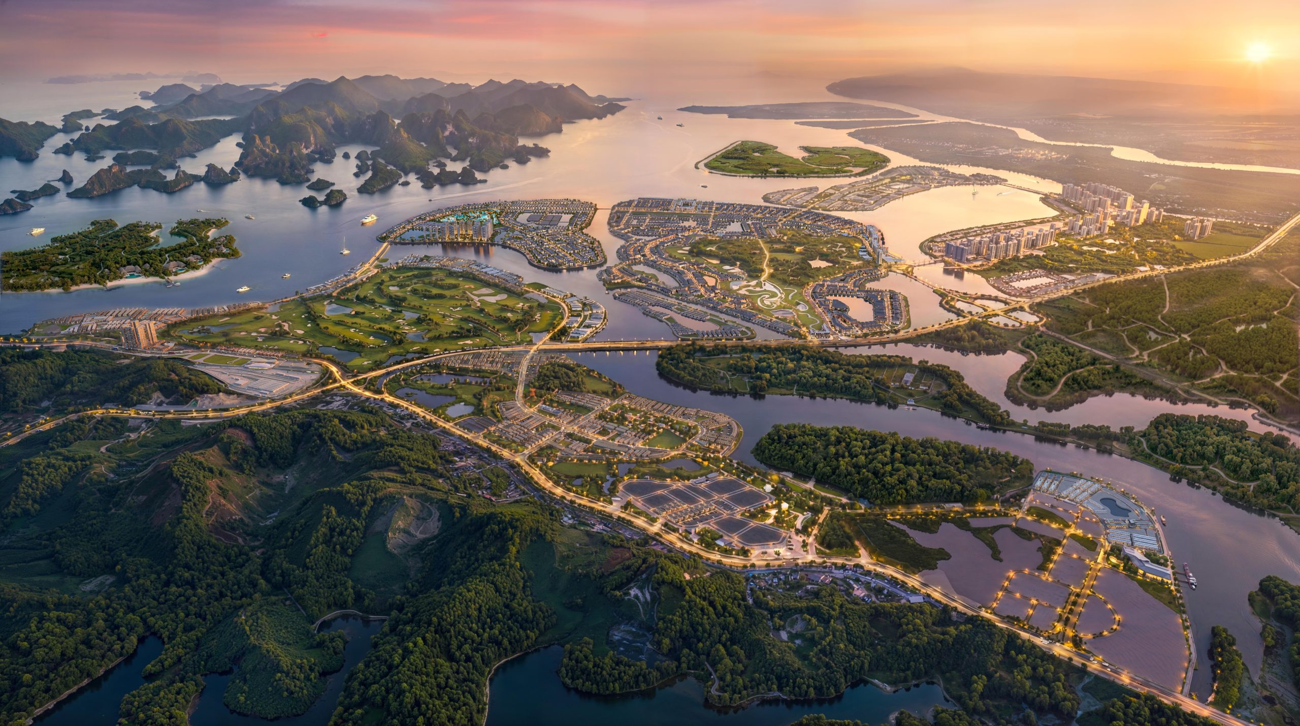 toàn cảnh vinhomes hạ long xanh