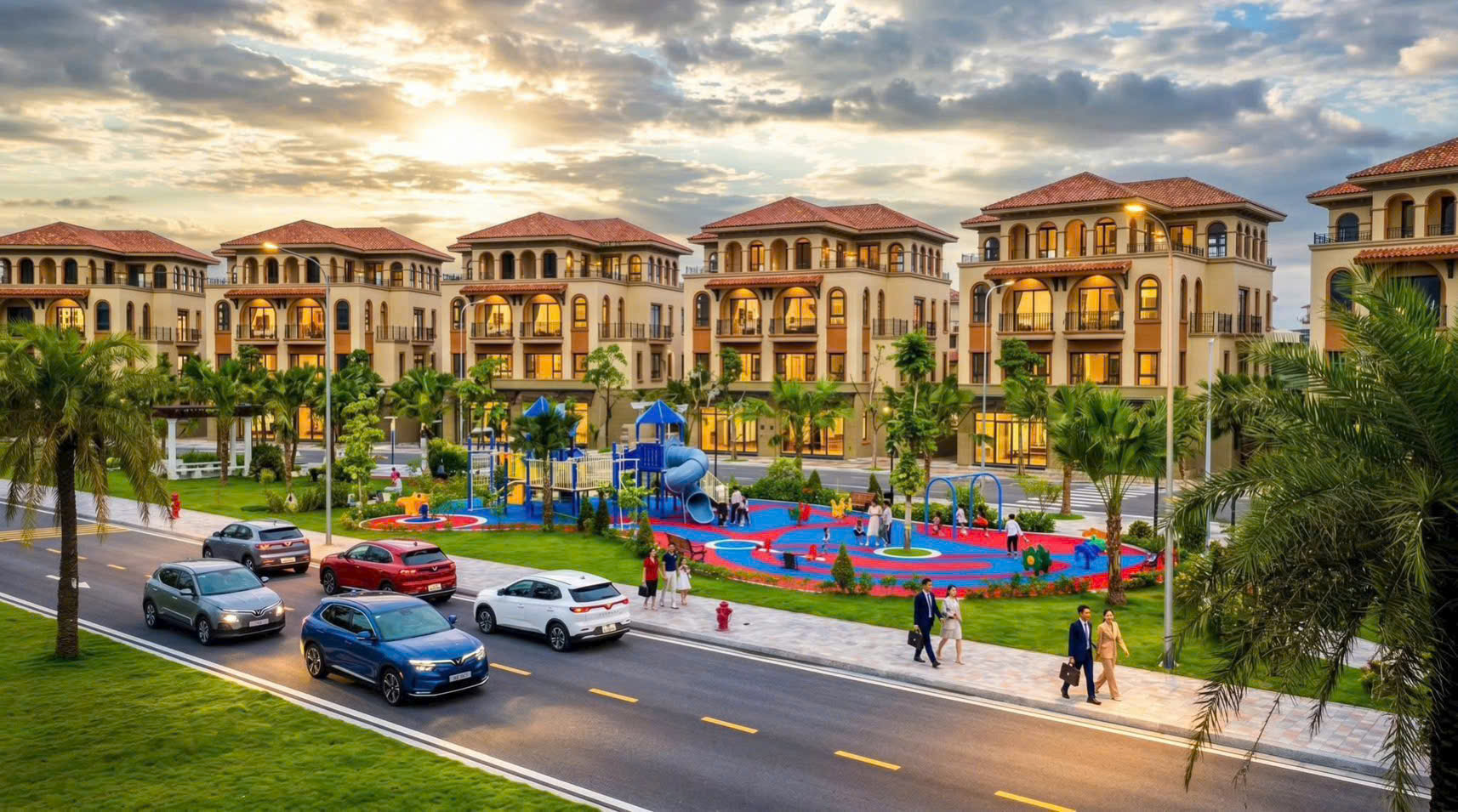 Biệt thự phân khu Đảo thiền đường vinhomes vũ yên