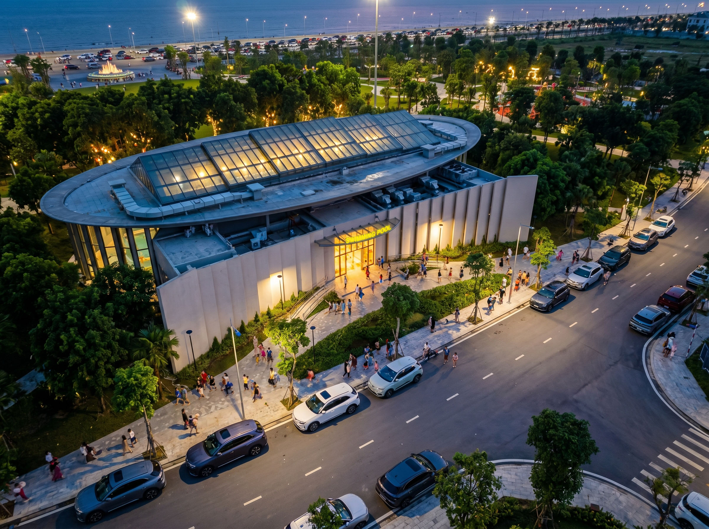 bể bơi vinhomes Dương kinh